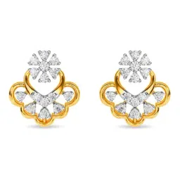 Kisna Diamond & Gold Jewellery 14k (585) Gold Nerys Earring-picture-20