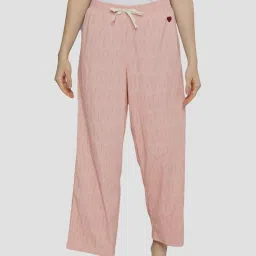 Chemistry Peach Cotton Printed Pyjamas image 1