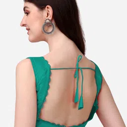 HERE&NOW Sweetheart Padded Silk Saree Blouse image 3