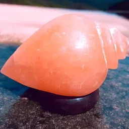 GLOBAL AROMA Pink Wood Contemporary Spherical Table Lamp image 2