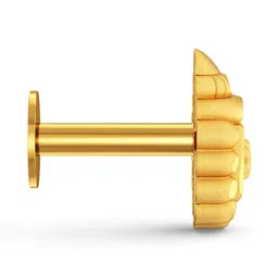 Joyalukkas Women 22 KT Captivating Gold Nosepin - 0.37 g image 3