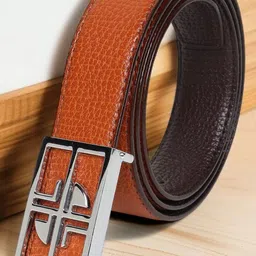 Roadster Men Textured Reversible Formal Belt-picture-41