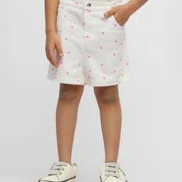 Somersault Heart Printed Shorts - Off White-picture-18