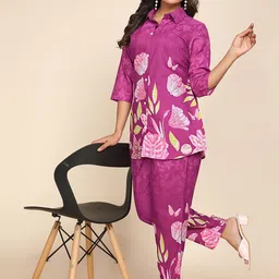 Swibona Printed Round Neck Shirt With Trouser Co-Ords-picture-12