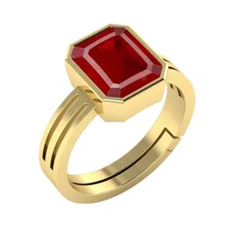 RRVGEM 6.25 Ratti 5.60 KT GemStone Gold Plated Adjustable Ring-picture-25