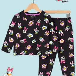 YK Disney Girls Printed T-shirt with Pyjamas-picture-32