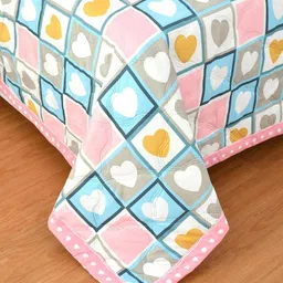 Anadhika Pink Floral Microfiber AC Room Single Bed Comforter image 4