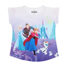 Disney by Wear Your Mind Purple Printed Top-image-34