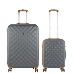 it luggage Fashionista Charcoal Grey Combo-28 & 20 inches Expandable Hardsided Trolley with TSA Lock image 1