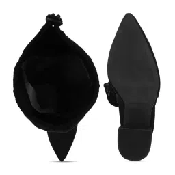 Truffle Collection Women's Black Casual Booties image 3