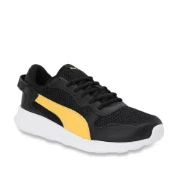 Puma Kids Relent JR Black & Mustard Casual Sneakers image 2