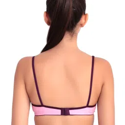 Floret Multicolor Non Wired Non Padded Full Coverage Bra (Pack Of 3) image 3