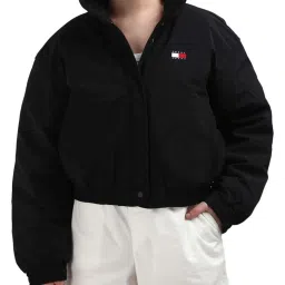 TOMMY HILFIGER Black Plain Jacket image 1
