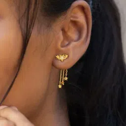 Shaya Gold Plated Under the Stars Earrings in 925 Silver-picture-39