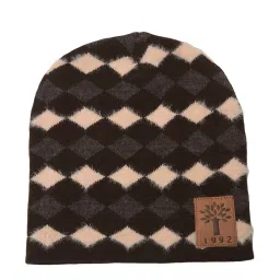 Woodland Brown Printed Beanies image 1