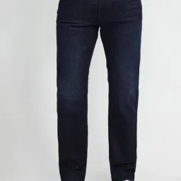 U.S. Polo Assn. Blue Cotton Slim fit Solid Jeans-picture-25