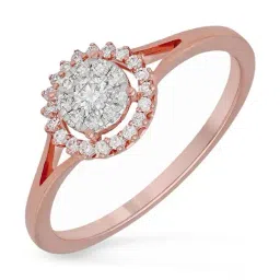 Malabar Gold and Diamonds 18k IGI Certified Diamond Rose Gold Ring for Women-picture-41