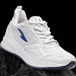 Asian Men's White Running Shoes image 1
