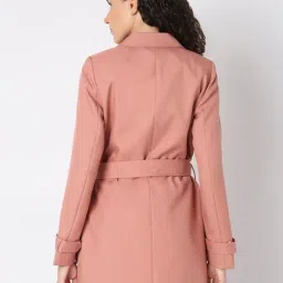 Vero Moda Pink Polyester Relaxed Fit Coat image 2