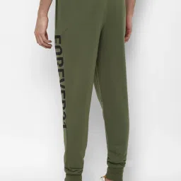 Forever 21 Green  Regular Fit Printed Joggers image 2