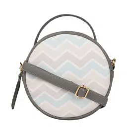 Bagsy Malone Grey Printed Medium Handbag image 1