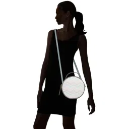 Bagsy Malone Grey Printed Medium Handbag image 2