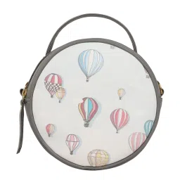 Bagsy Malone Grey Printed Medium Handbag image 3