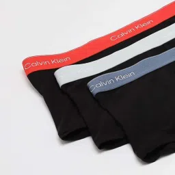 CALVIN KLEIN Black Vintage Indigo Low Rise Trunk - Pack Of 3 image 1