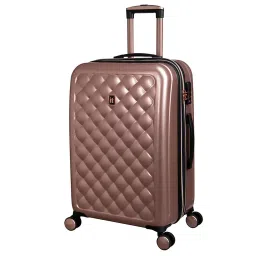 it luggage Fashionista Glossy Rose Gold Medium-24 inches Expandable Hardsided Trolley Bag with TSA image 1