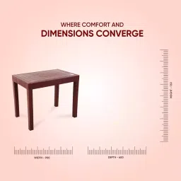 AVRO Nexa Dining Table W Brown 900x730x600 mm image 3