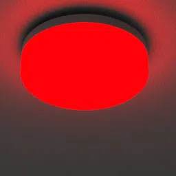 Philips Polycarbonate Red Rimless 6W Round LED Downlighter For Ceiling image 1