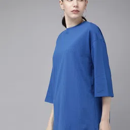 Roadster Women Solid Oversized T-shirt-picture-37