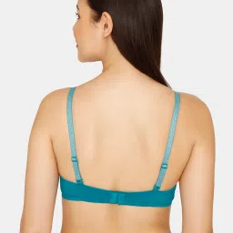Zivame Blue Medium Coverage Push-Up Bra image 2