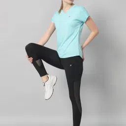 ATHLISIS Blue Polyester Solid Sports T-Shirt image 5