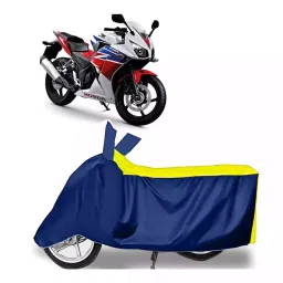 Auto Pearl Bike Cover for Honda CBR300R (Yellow & Blue)-picture-13