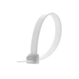 Immech 304.8 mm (12 Inch) (300 Lx3.6 W) Cable Tie UV Resistant Self Locking Wire Organizer White (Pack of 900) image 1