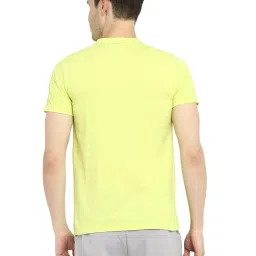 OFF LIMITS Lime Yellow Round Neck T-Shirt image 2