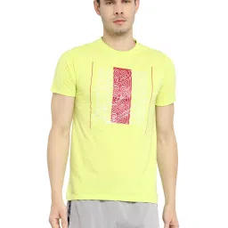 OFF LIMITS Lime Yellow Round Neck T-Shirt image 1