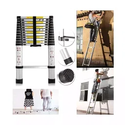 ATC Aluminium Telescopic Ladder Single Wall Supporting 14 ft image 5