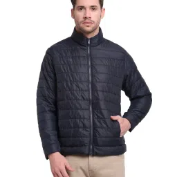 Cantabil Navy Quilted Jacket image 1