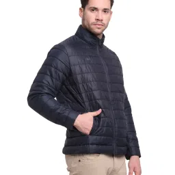 Cantabil Navy Quilted Jacket image 3
