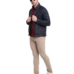Cantabil Navy Quilted Jacket image 5
