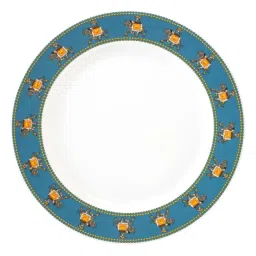 india circus by krsnaa mehta India Circus Multicolor Ceramic Dinner Plate - Set of 1 image 2