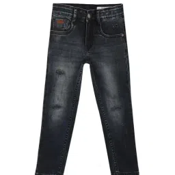 Blue Giraffe Boys Dark Blue Distressed  Jeans-picture-38