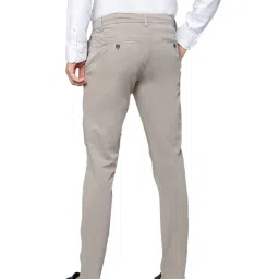 Antony Morato Beige Regular Fit Flat Front Trousers image 2