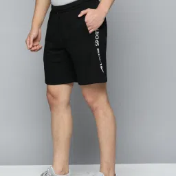 ALCIS Black Regular Fit Sports Shorts image 3