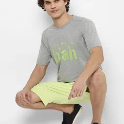 Forever 21 Grey Cotton Regular Fit Printed T-Shirts image 5