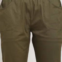 BRINNS Olive Mid Rise Cropped Capris image 5