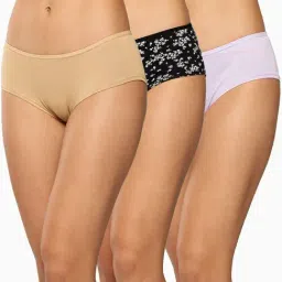 Leading Lady Assorted Cotton Printed Panties Pack of 3-picture-19