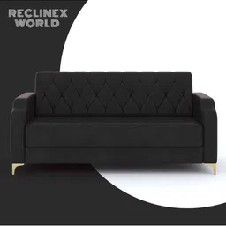 Westido Black 3-Seater Sofa image 4